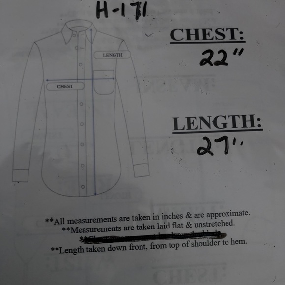 Blue and Cream Plaid Flannel Mens Button down L - Picture 7 of 7